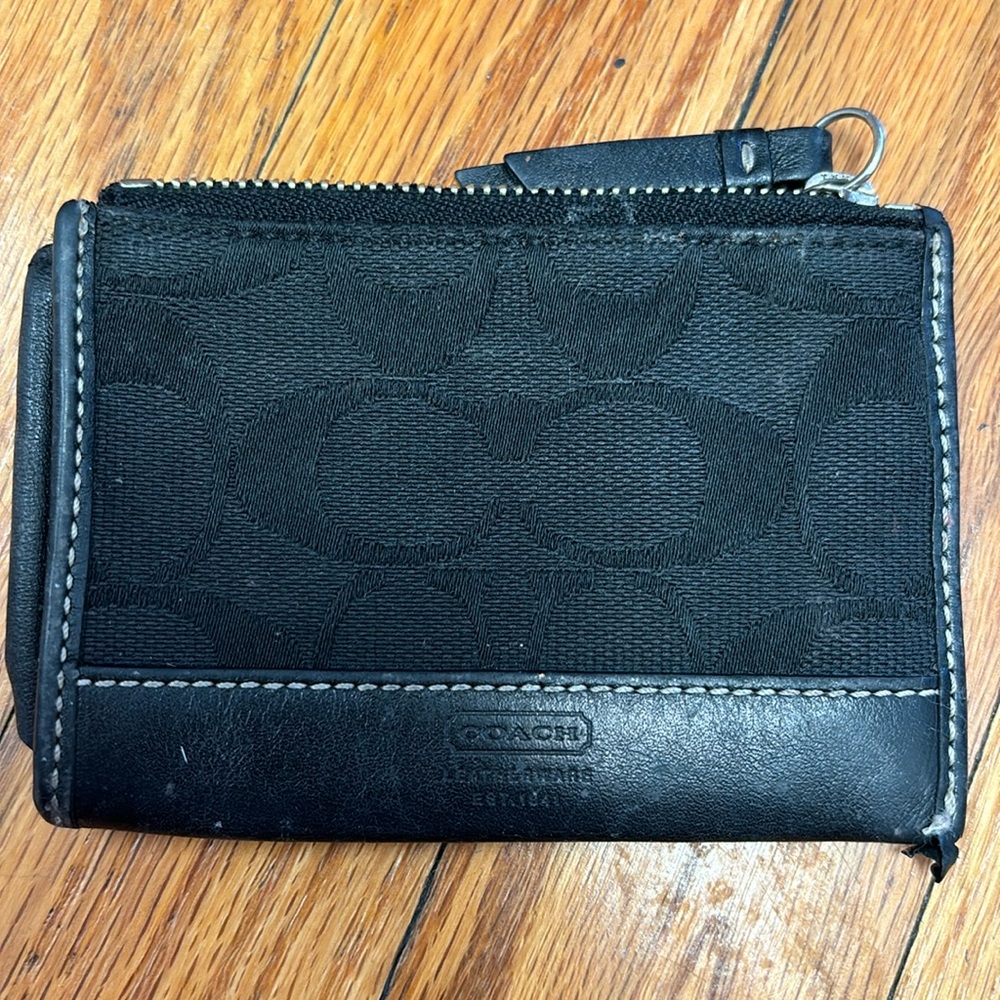 Coach Card Case Black